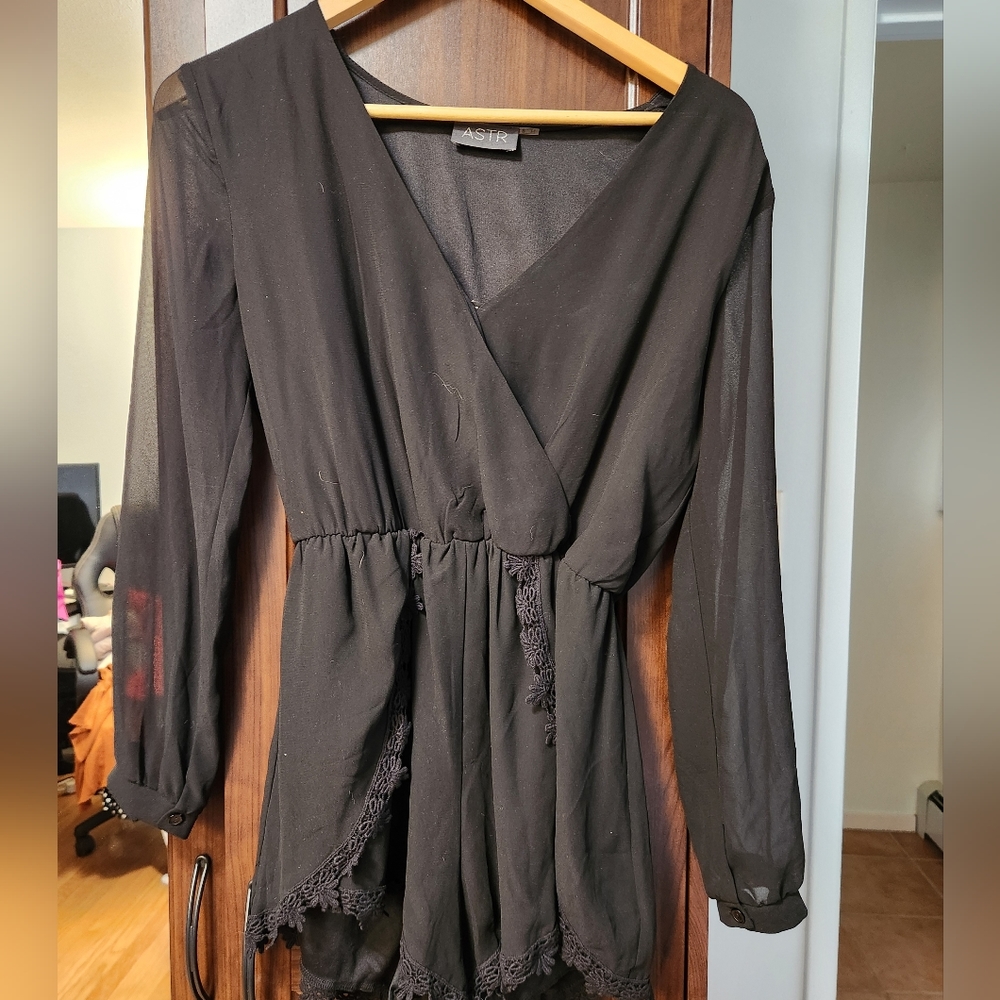 ASTR black romper